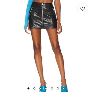 NWT Steve Madden Leather Mini Skirt Sz 0